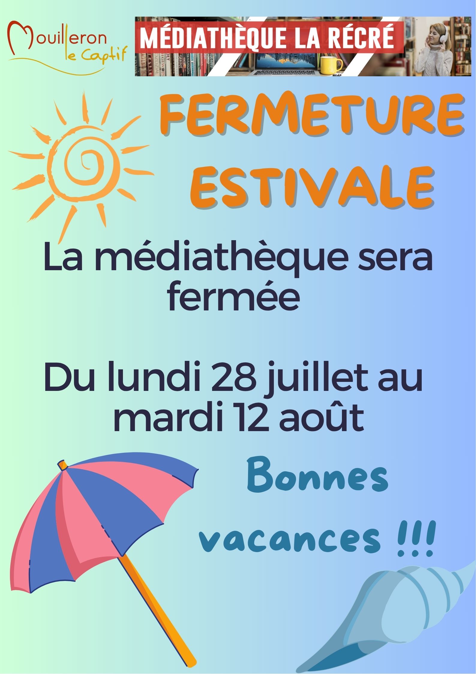 Affiche fermeture