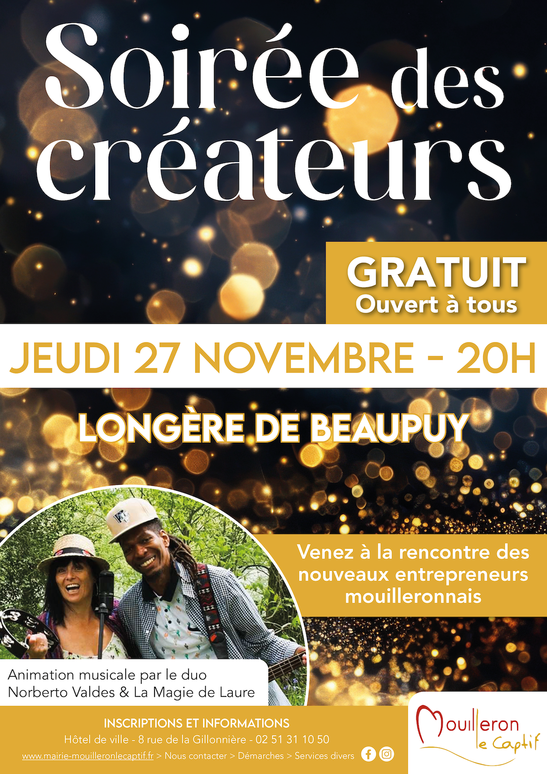 Affiche Soirée des créateurs
