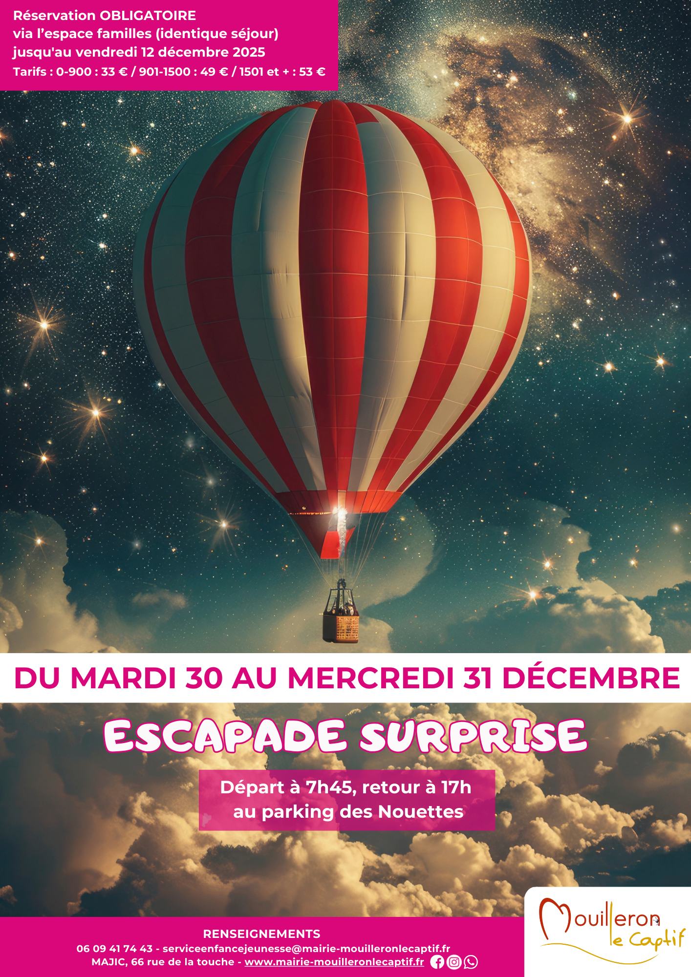 Escapade surprise