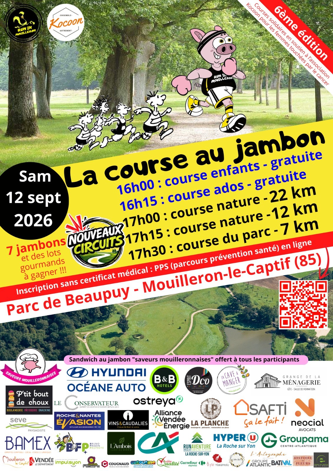 Course au jambon