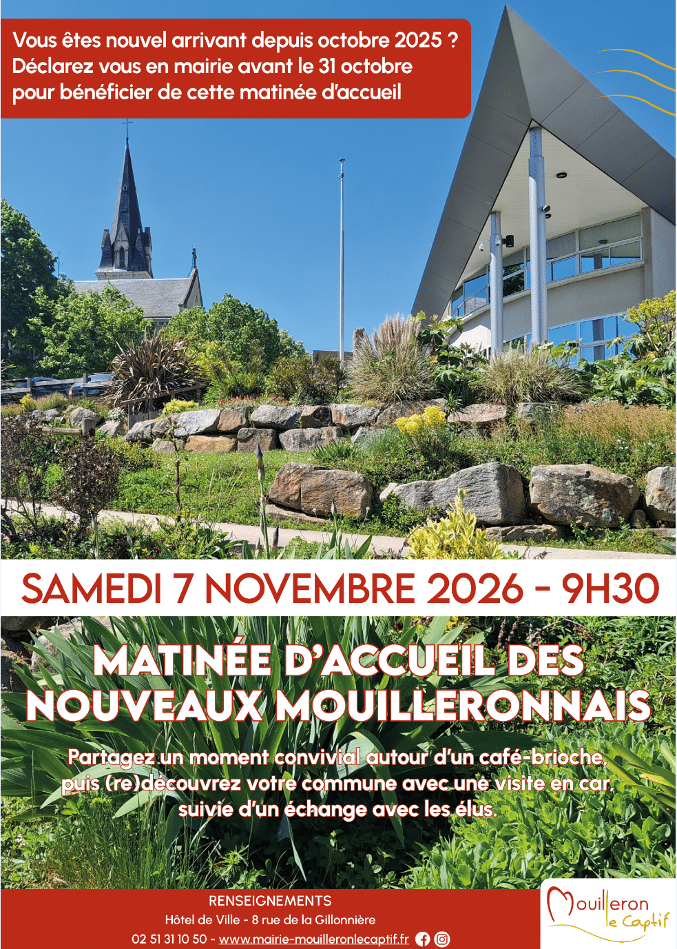 Accueil des nouveaux mouilleronnais